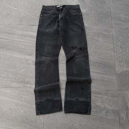 rare black faded levi’s bootcuts - 30x34”