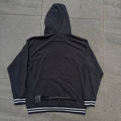 ab-tech graffiti varsity hoodie - M