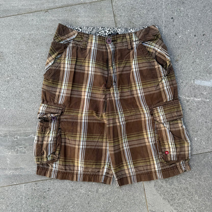 loooong quiksilver embroidered plaids - 29”
