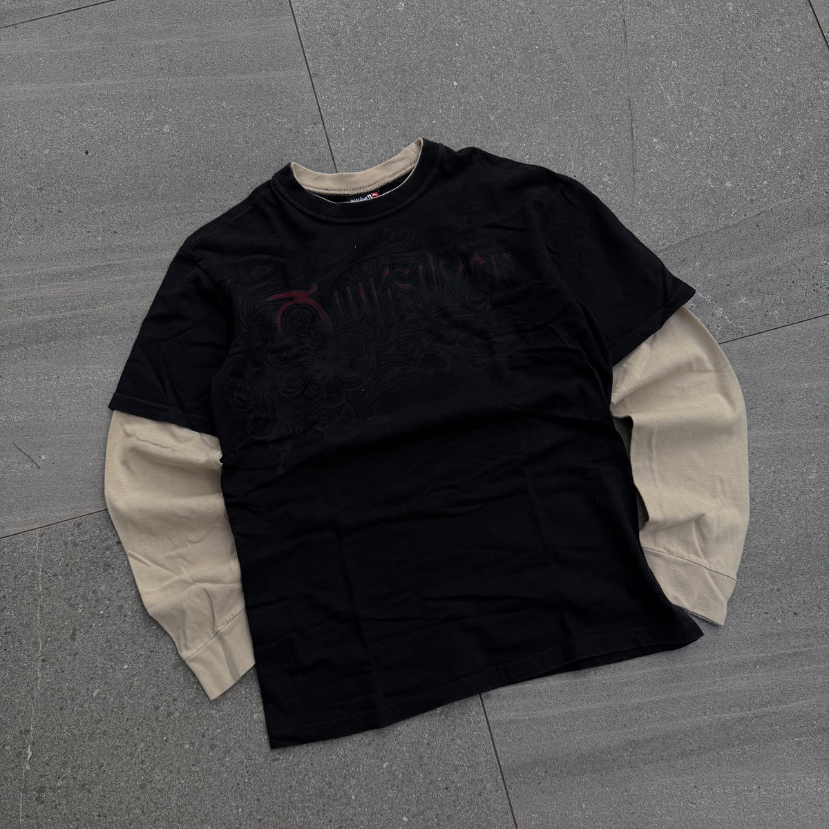 🫪 quiksilver layered longsleeve (gawdamm) - S