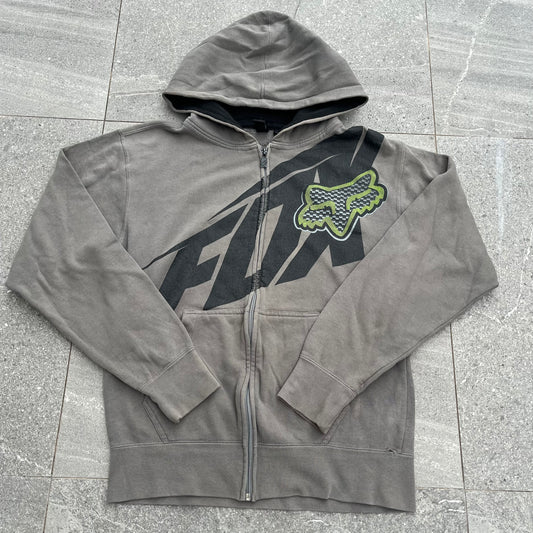 olive fox logo zipup - M