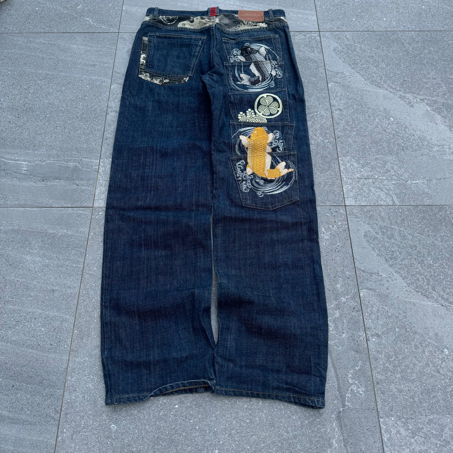 karakuri raw denim multipockets - 34x33”