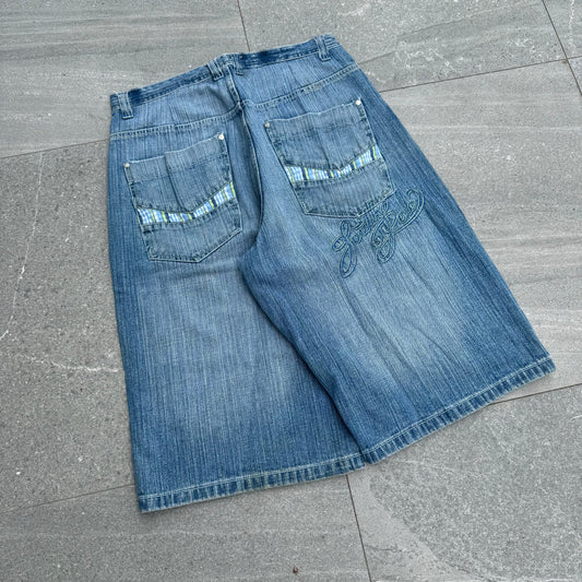 NUTTY southpole plaid pockets - 36x16”
