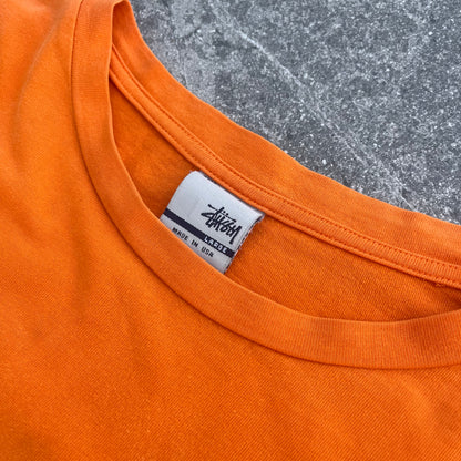 2001 stussy grid tee - L