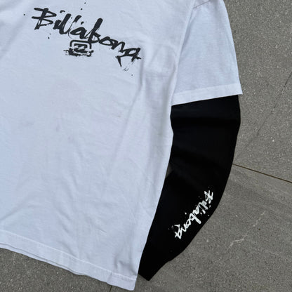 peak era billabong layered longsleeve - M