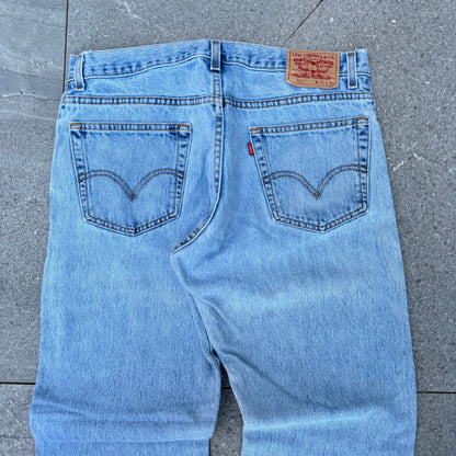 beaut lightwash pair of 527 bootcuts - 34x30”