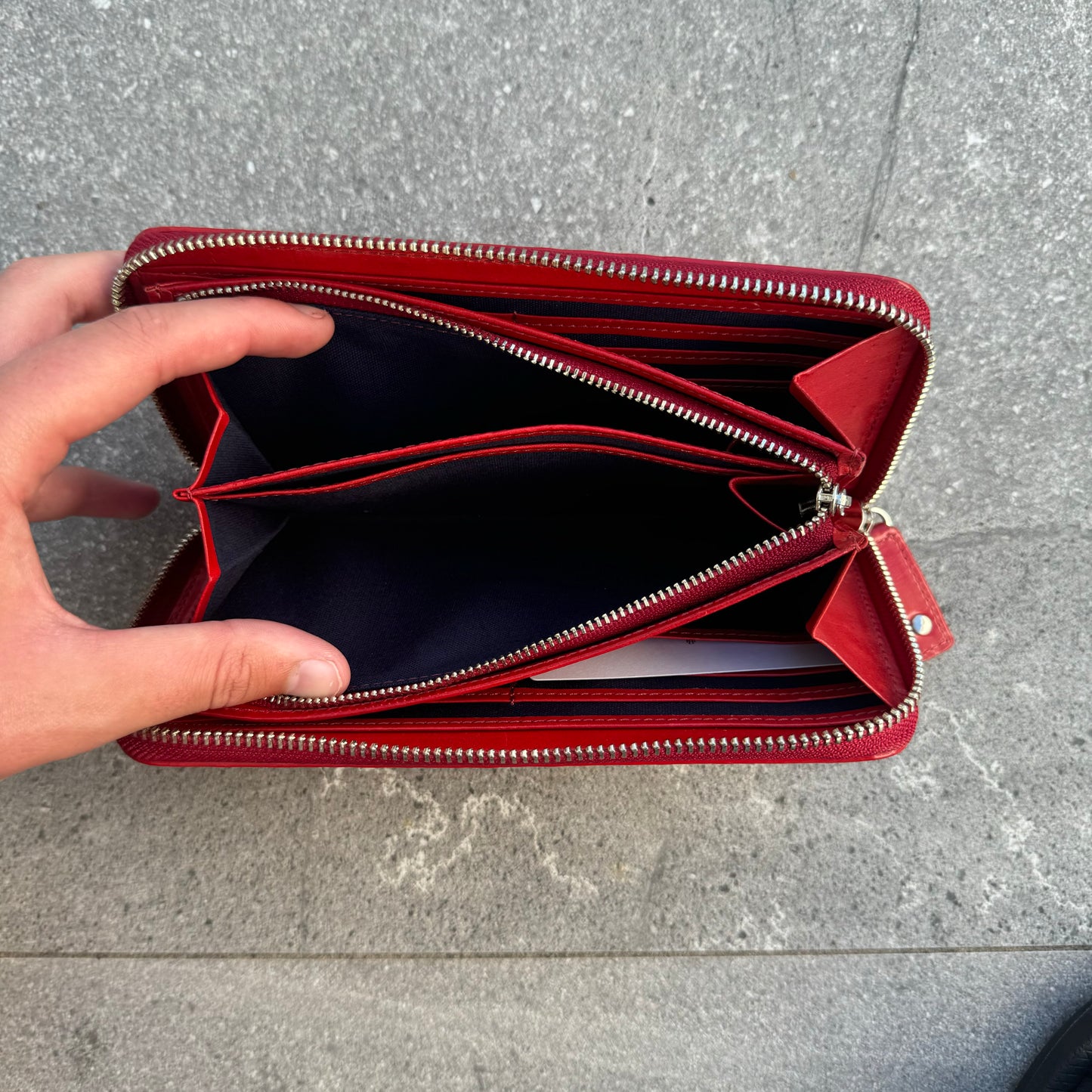 grail vivienne westwood debossed orb purse