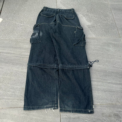 god tier PJ surf jeans (zips into jorts!) 35x30”