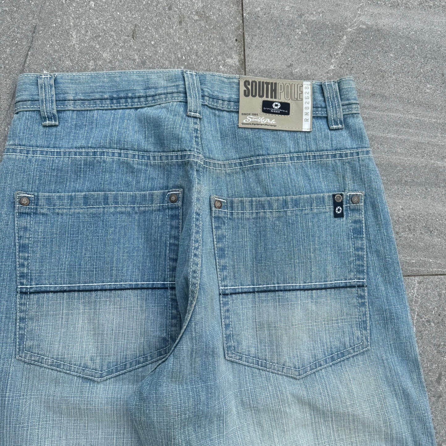 seriously goated lightwash southpoles - 32x32”