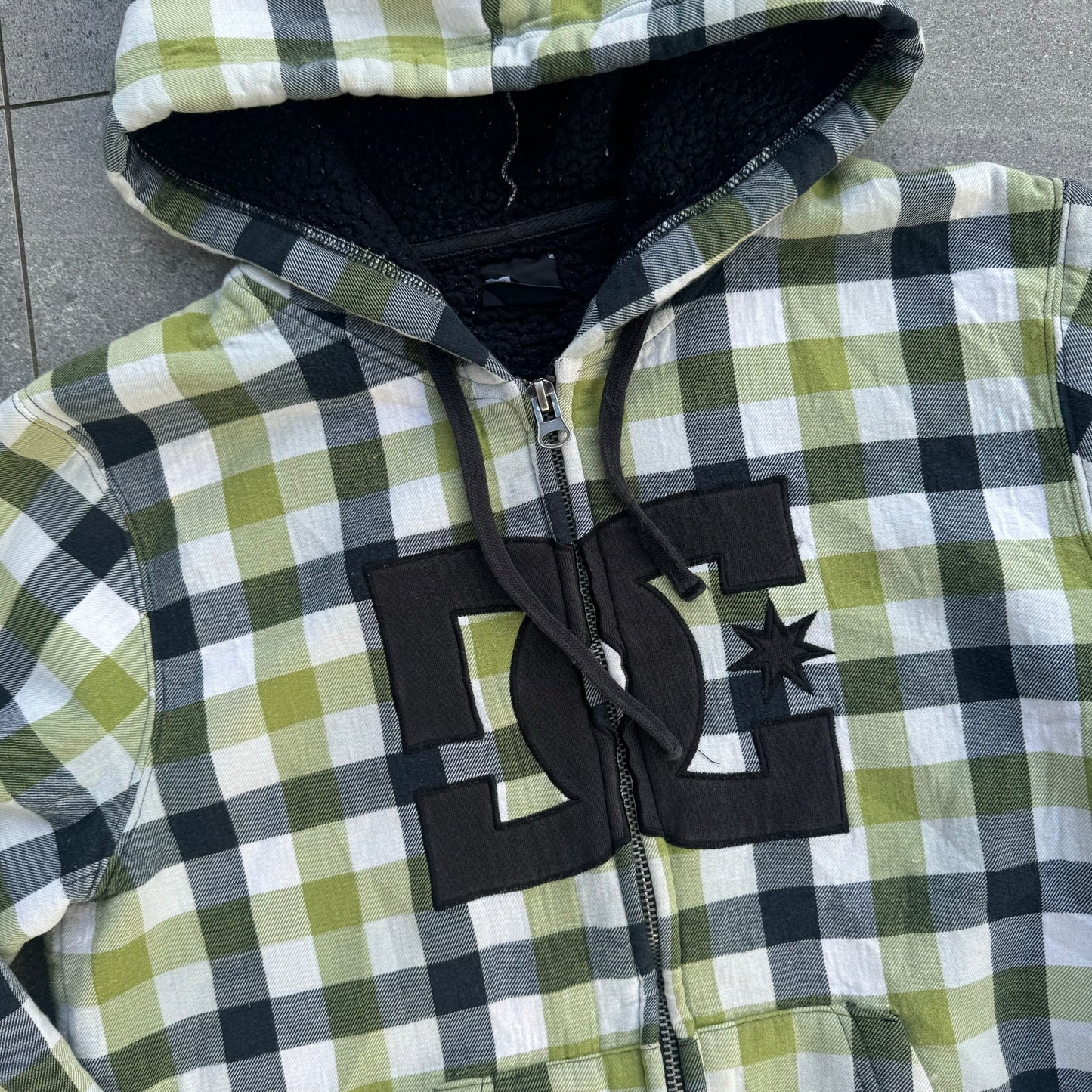 grail plaid DC hoodie - M