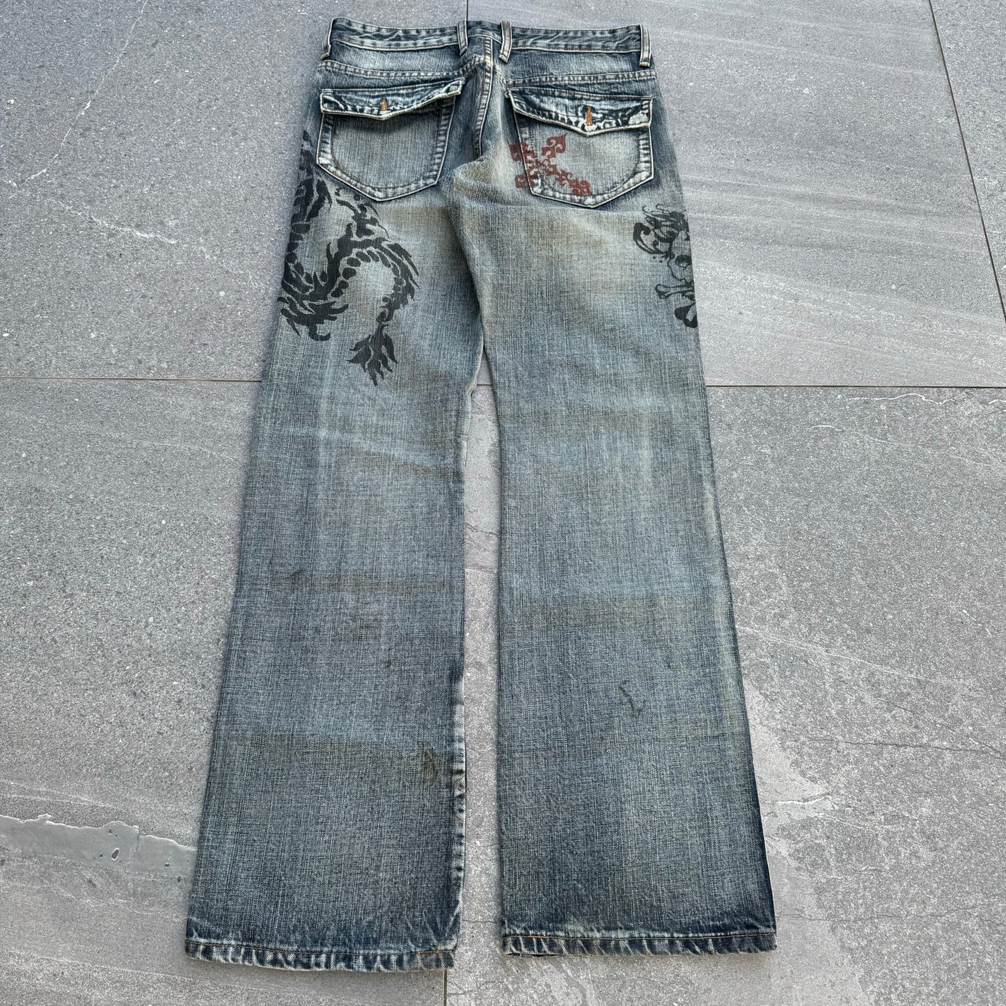 GRAILLL semanticdesign dragon bootcuts - 32x33”