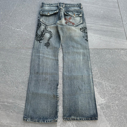 GRAILLL semanticdesign dragon bootcuts - 32x33”