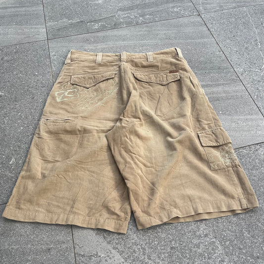 trust me these are CORDUROY and they’re beautiful rusty shorts -  32x11”