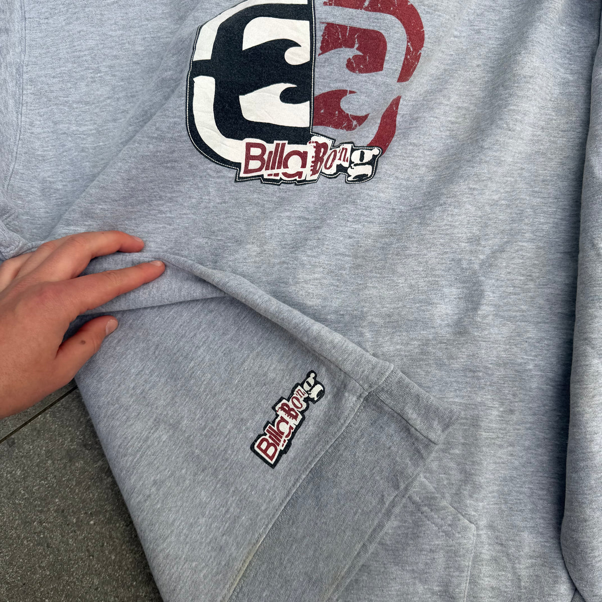goated era billabong hoodie - L