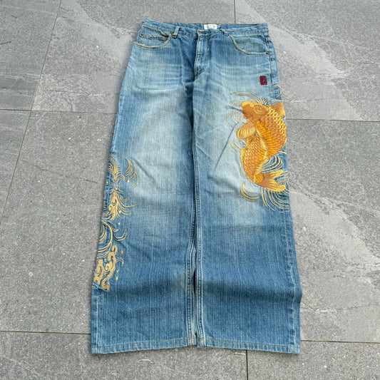 karakuri jeans - 33”