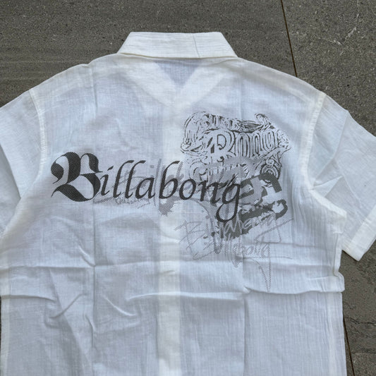 billabong button up - M