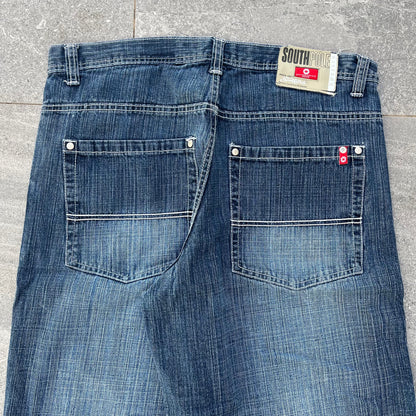 red tab jorts from heaven - 36x13”