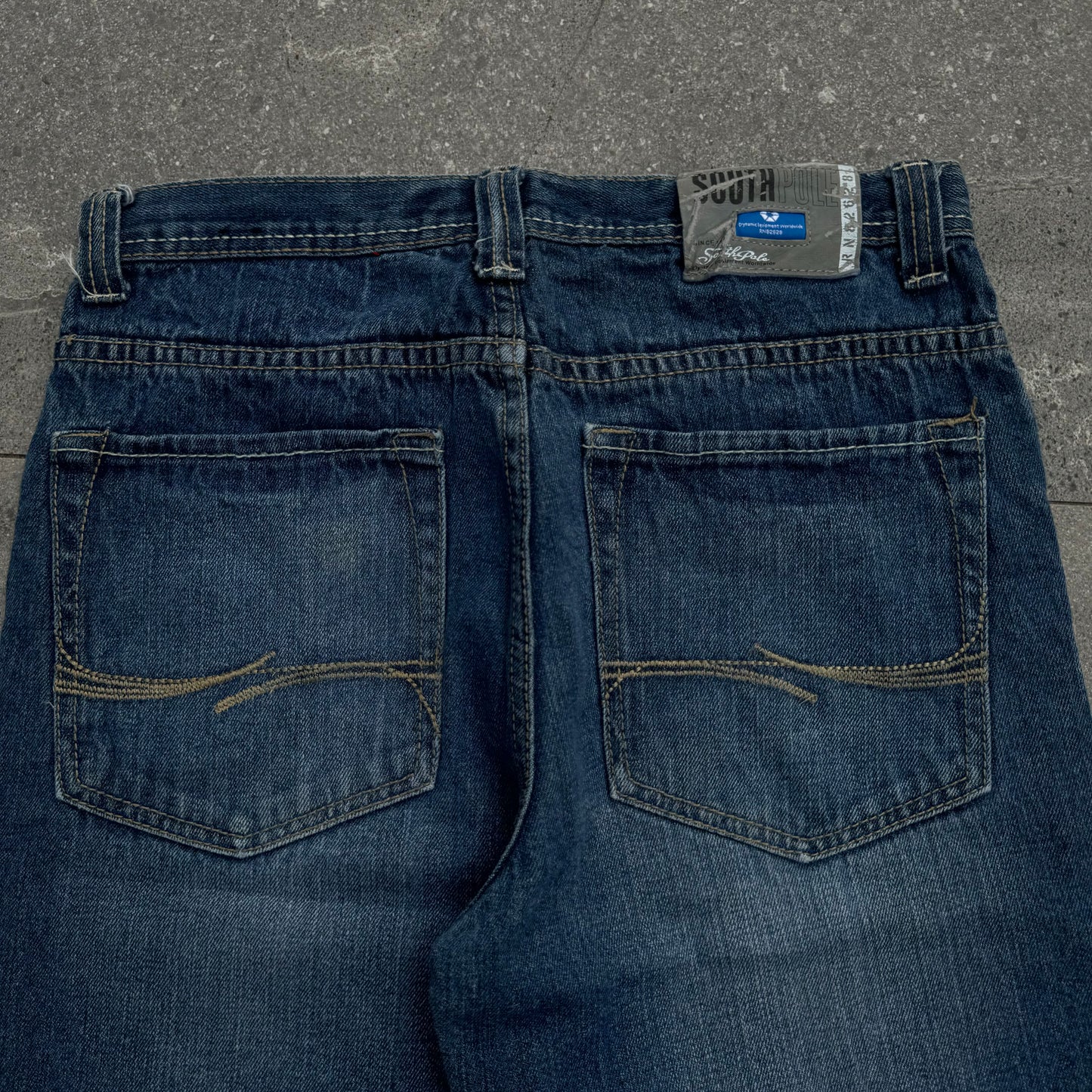 southpole blue tab jorts - 30x11”