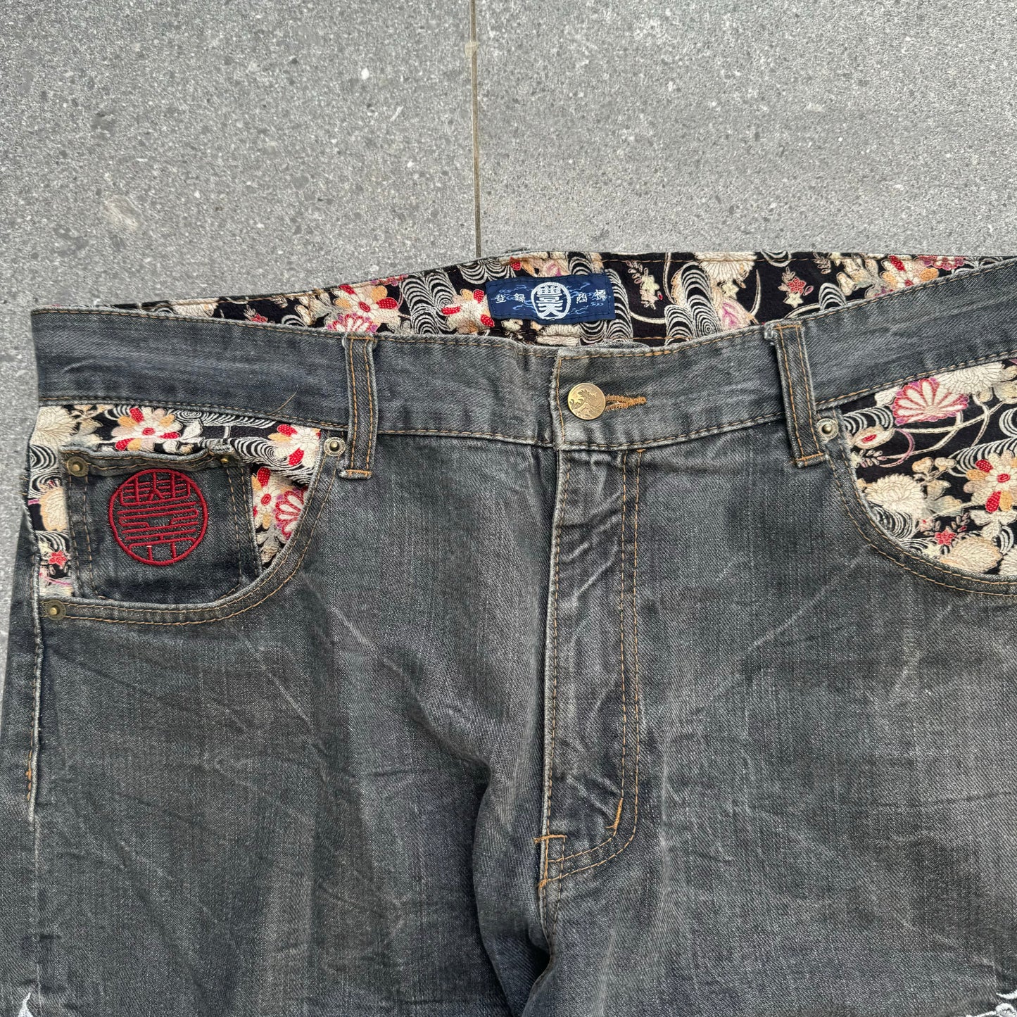 graaaaail koi carp jeans - 34x30”