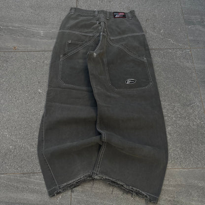 jnco spec exhaust barrel jeans - 30x28”
