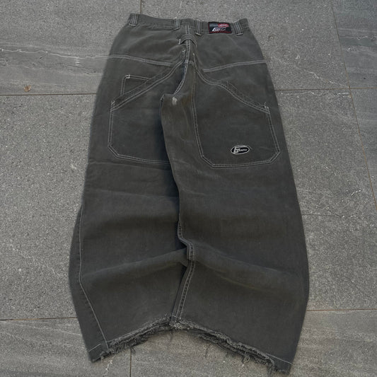 jnco spec exhaust barrel jeans - 30x28”