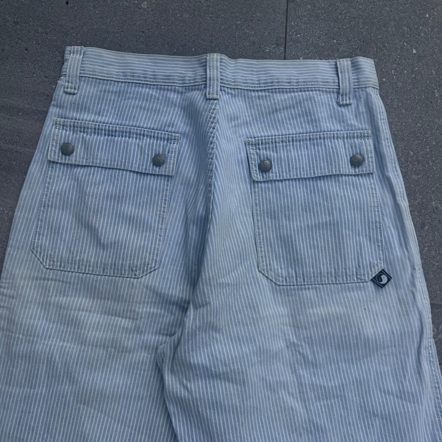 t&cs pinstripe jorts - 30”