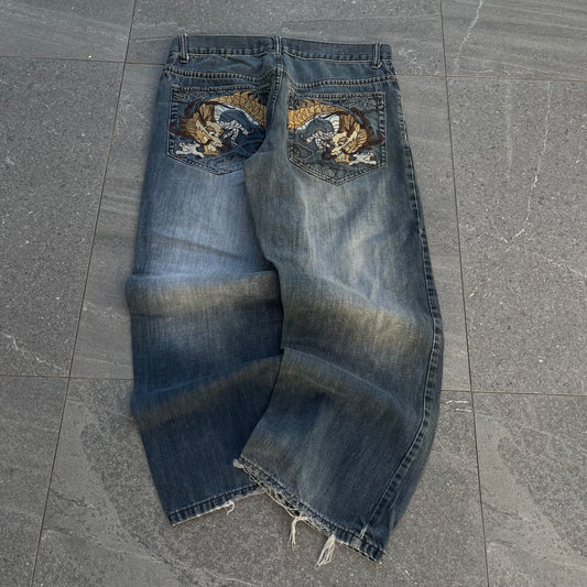 96north dragon jeans - 33x27”