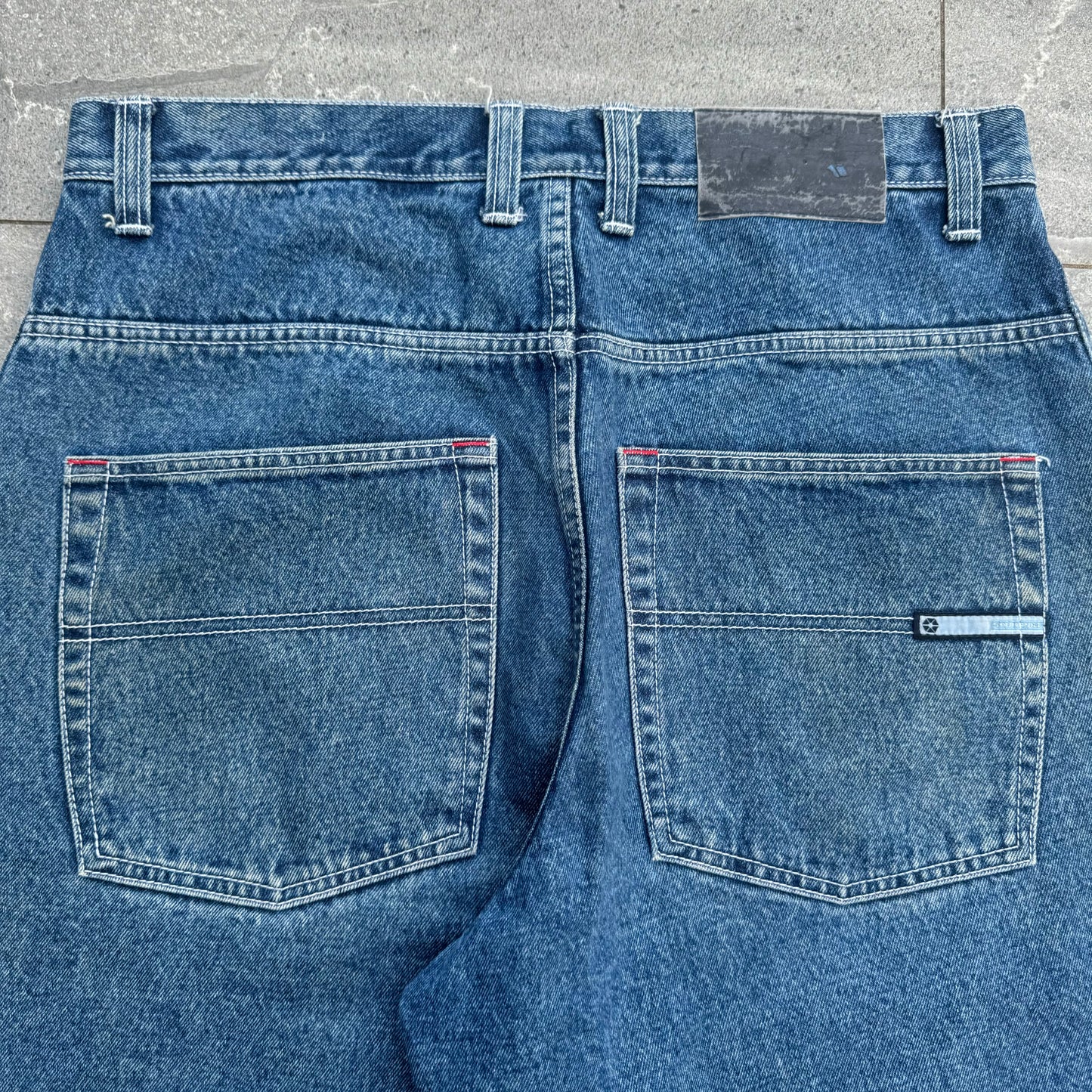 PEAAAK staple southpole jorts - 36x13.5”