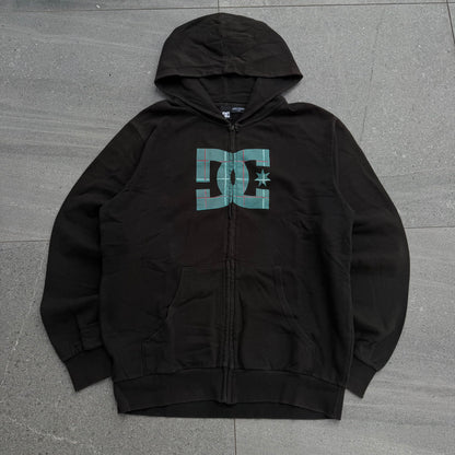 dc plaid zip - L