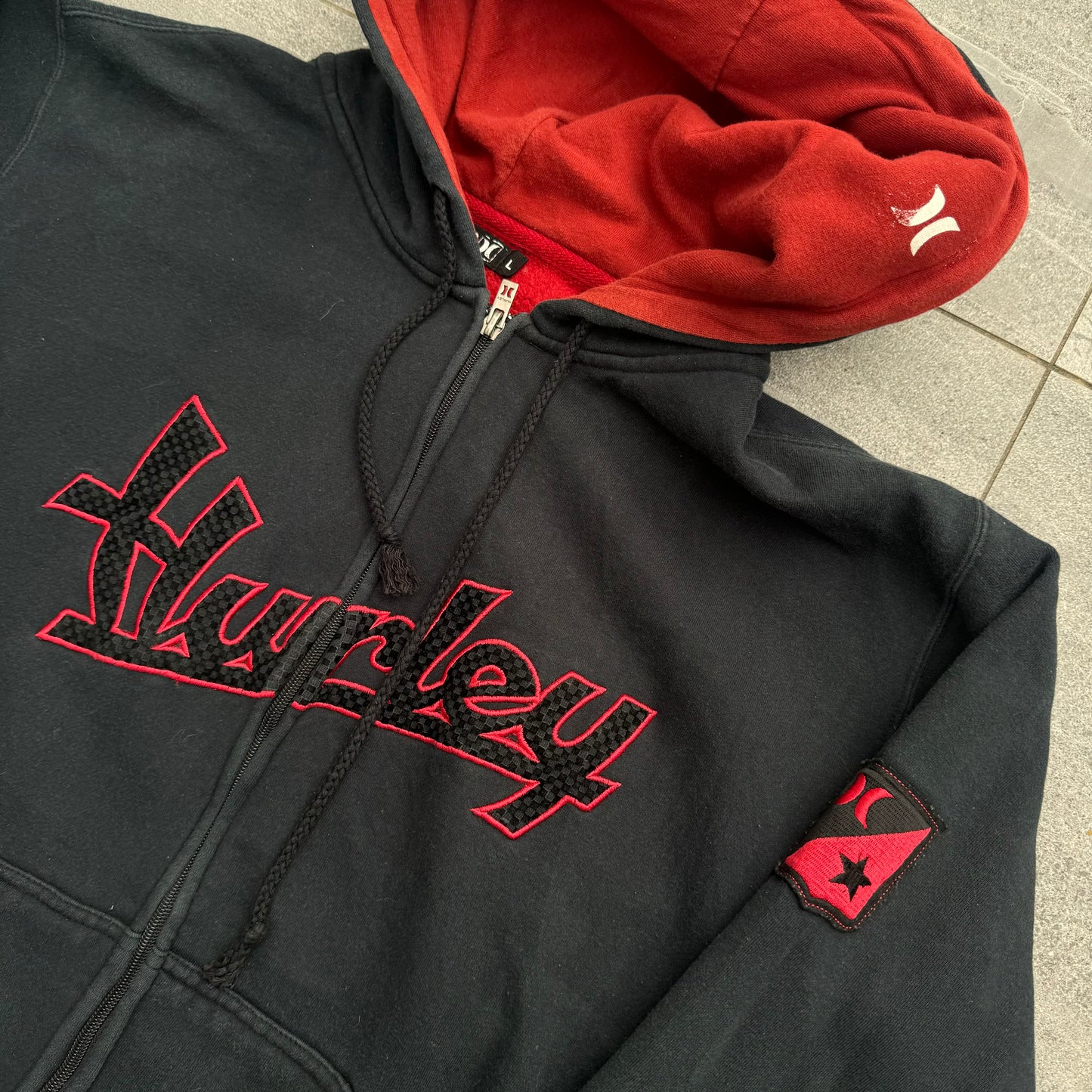 hurley zip - L