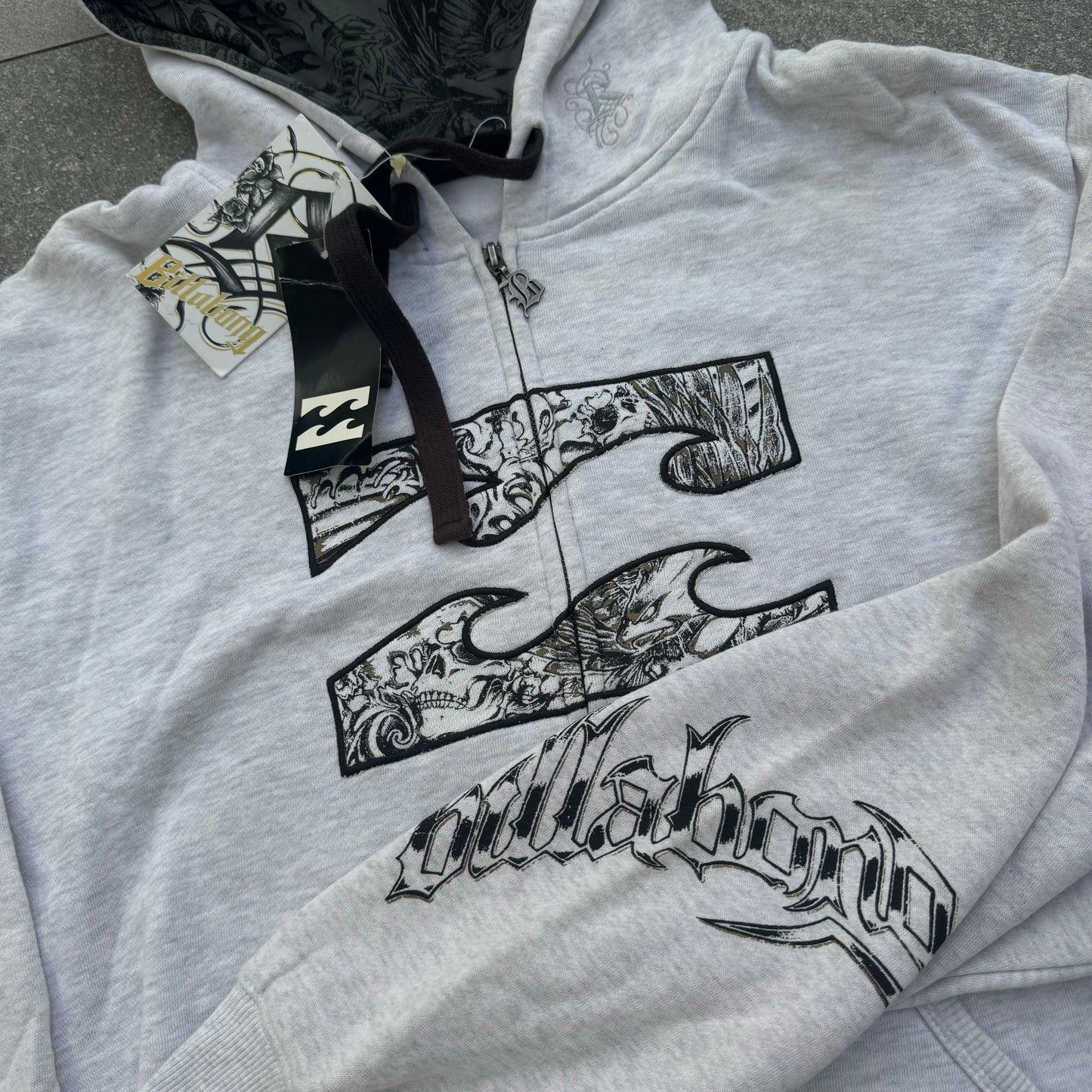 deadstock billabong zip up - XL