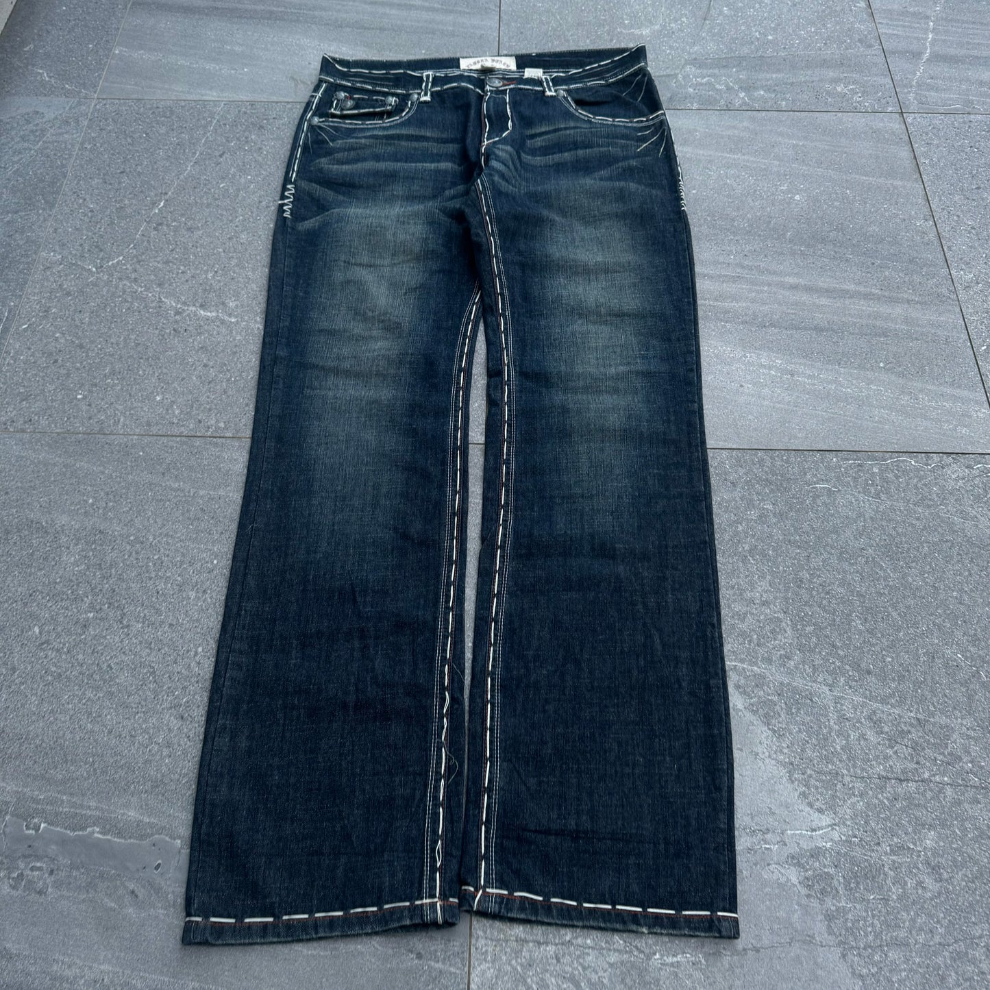 staccccckdd bootcut cross jeans so tuff - 38x37”