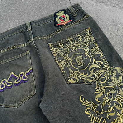 hardest crown holder jorts - 37x14”