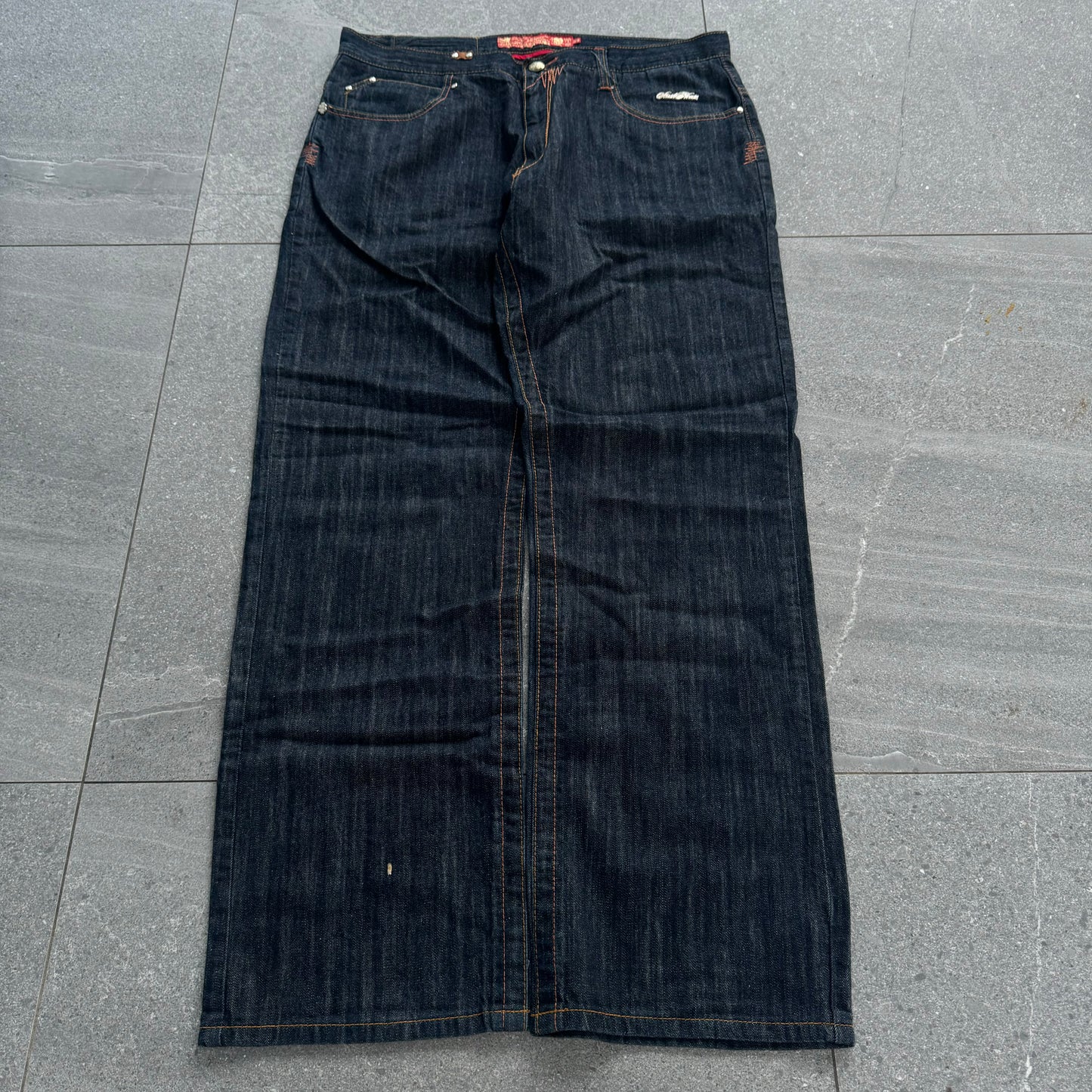 CUTEST RAW DENIM STASH HOUSE SEXBUNNY JEAAAAANS - 38x33”