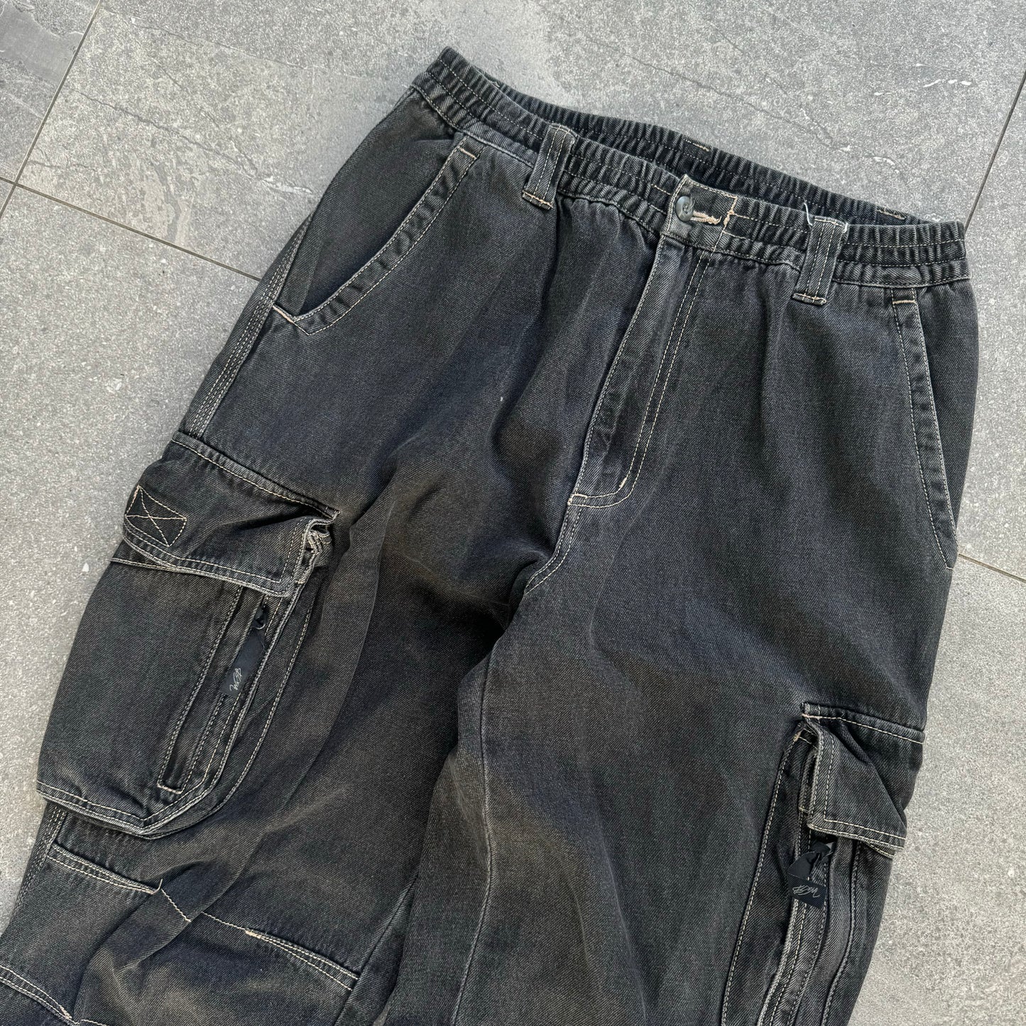 READ DESCRIPTION japanese surf jeans SO HARD - fits sizes 30-34”