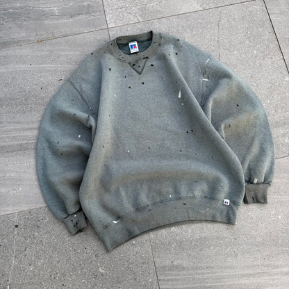 beautiful moss green 90s russell - L