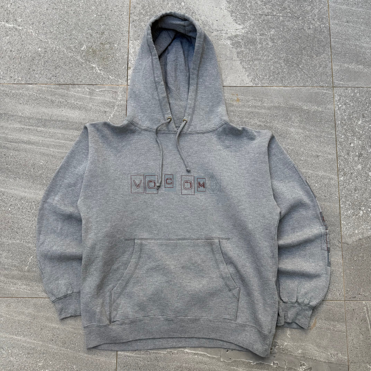 goat og volcom stencil hoodie - S
