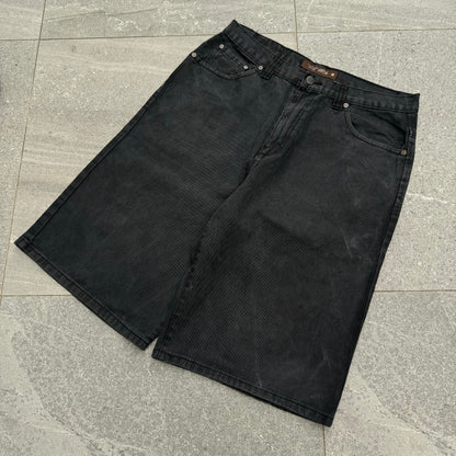 fat black jorts - 36”