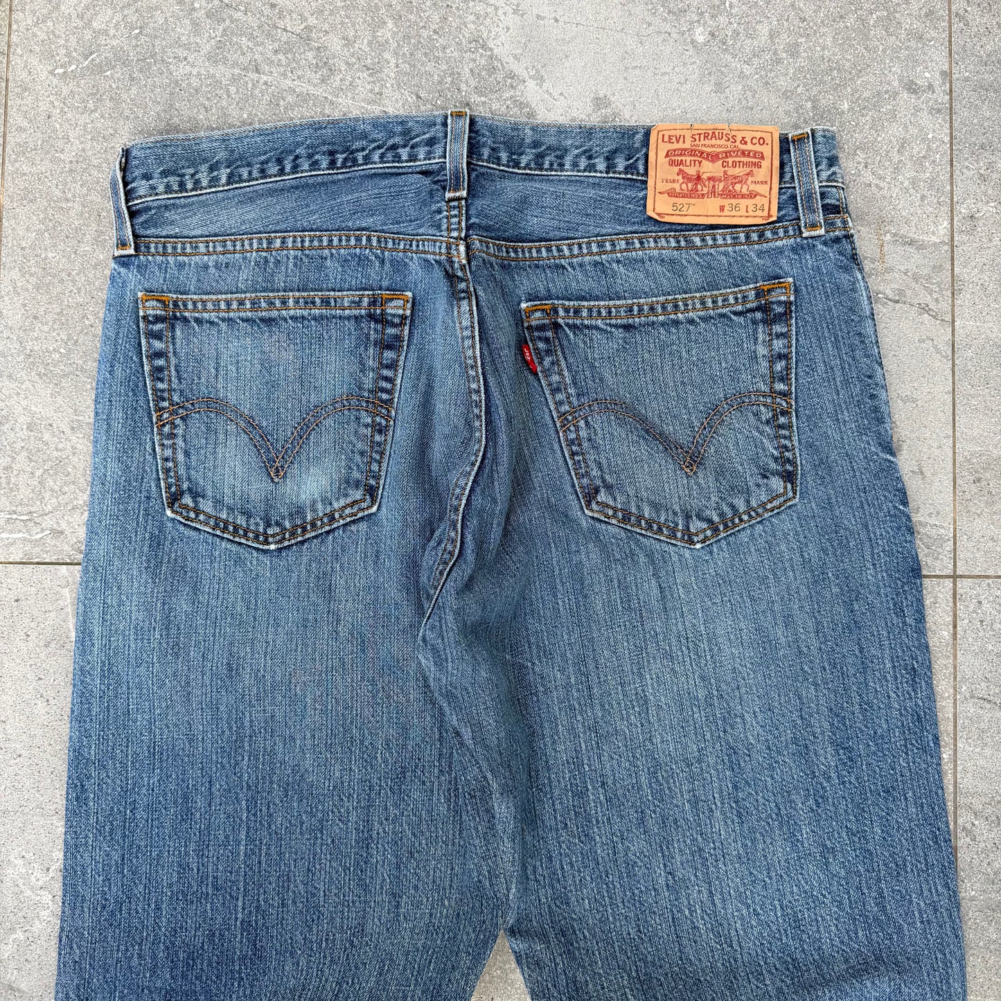 honest pair of 527 low bootcuts - 36x34”