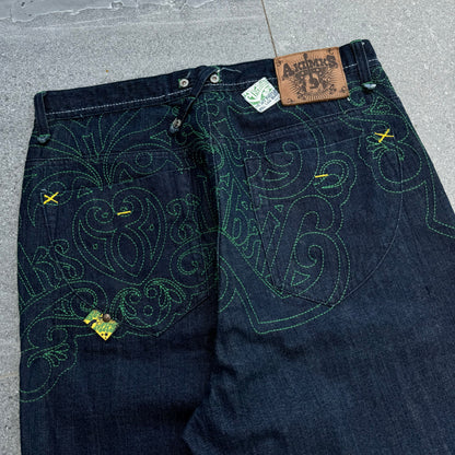 akademiks Maori spec jorts - 34”