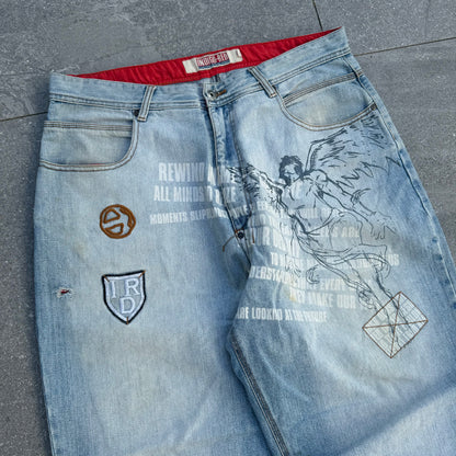 10/10 indigored jeans - 36x32”