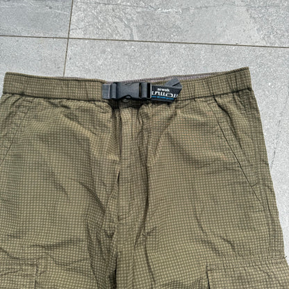 greeeen tweed 90s airwalk zipoff hiking pants - 36x30”