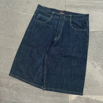 beautiful red ape jorts - 34x14”