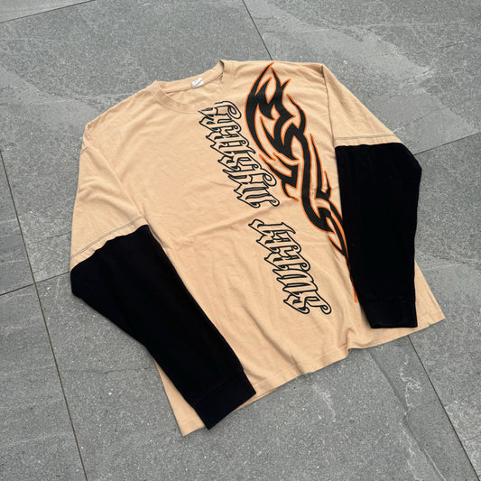 tribal built in longsleeve - L