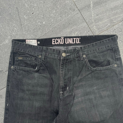 ecko winged skull jeans - 38x32”