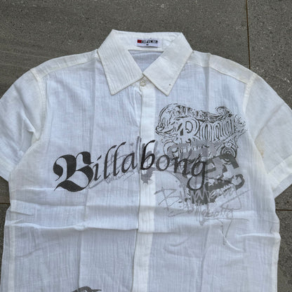 billabong button up - M