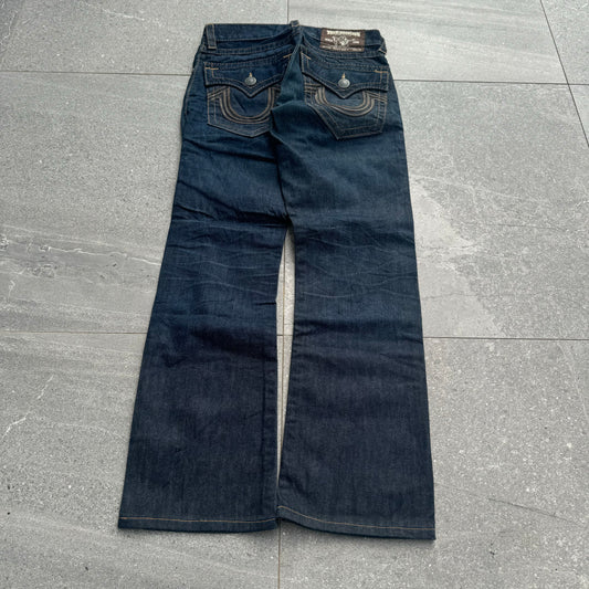 raw denim bootcut trueys - 31x32”