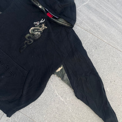 JNCO dragon camo hoodie - S/M