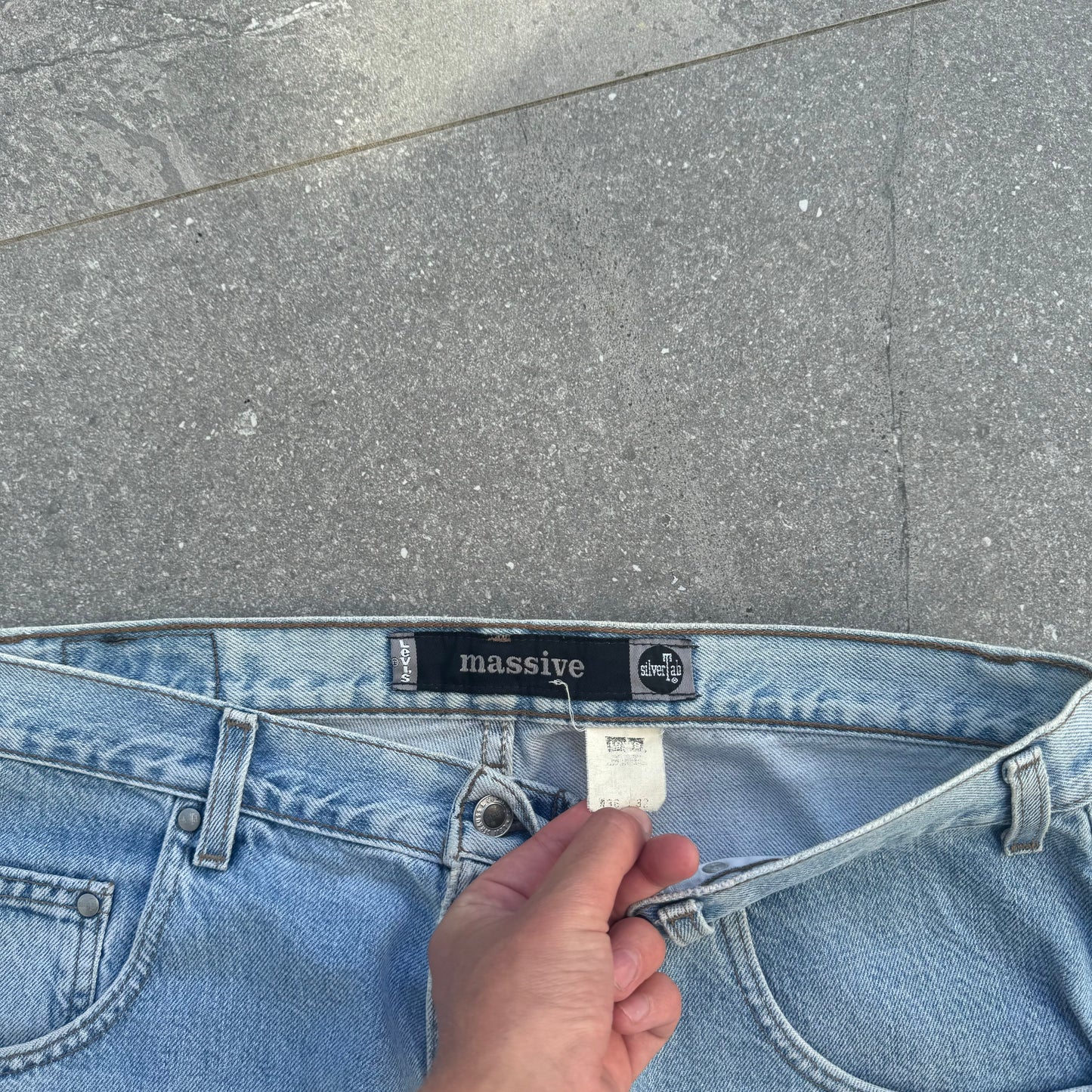 GRAIL GRAIL GRAIL silvertab massive jeans - 36x30”
