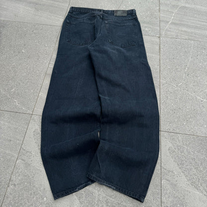 anchor blue ‘wide leg’ jeans - 34x33”